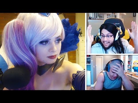 Sneaky cosplays Lux | Imaqtpie on Janna & Braum mains | Madlife, Tyler1 & more