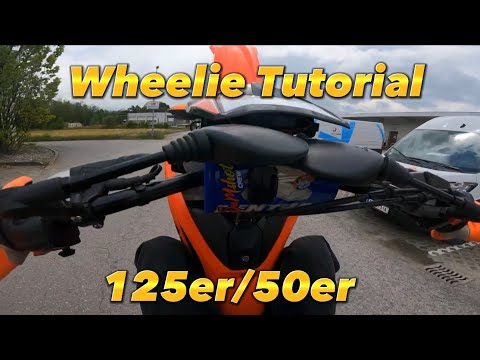 Probably the most detailed wheelie tutorial for 125cc or 50cc.