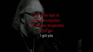 Eyes that see in the dark - karaoke lyrics - Barry Gibb on vocal