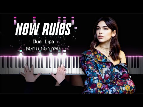 New Rules - Dua Lipa piano tutorial