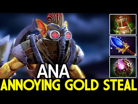 ANA [Bounty Hunter] Annoying Gold Steal Real MMR Hunter Dota 2
