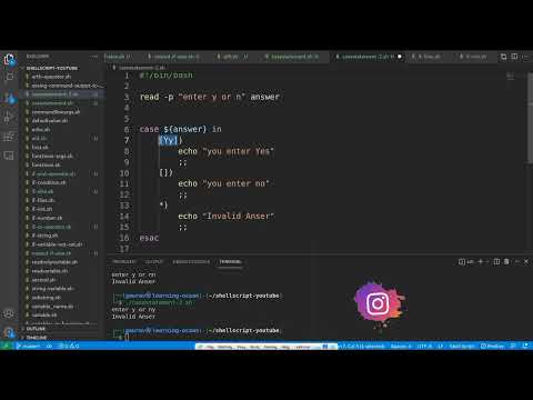 Shell Script Tutorials 37 Case Statement In Shellscript With Regex Case Syntax In Shellscript