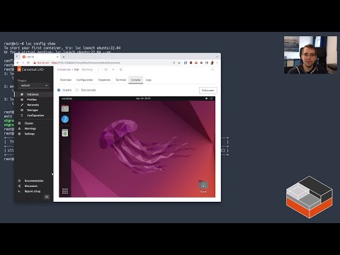 Early look at the LXD web UI