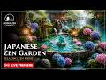 Hidden Japanese Garden 🌿 Peaceful Waterfall Sounds & Gentle Music for Deep Sleep and Relaxation