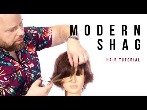 MODERN SHAG - Haircut Tutorial - TheSalonGuy