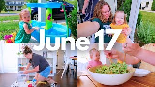 JUNE 17 VLOG | green goddess salad, Alice's milestones, new toy rotation + more