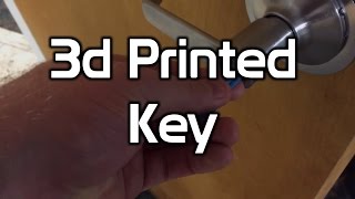 Fully Functional 3D Printed Key