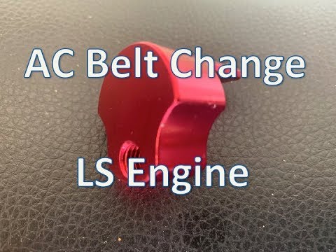 Stretch Fit AC Belt Change - 2010 Camaro SS
