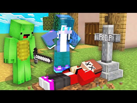 JJ Became GHOST and Prank MIKEY in Minecraft! - Maizen