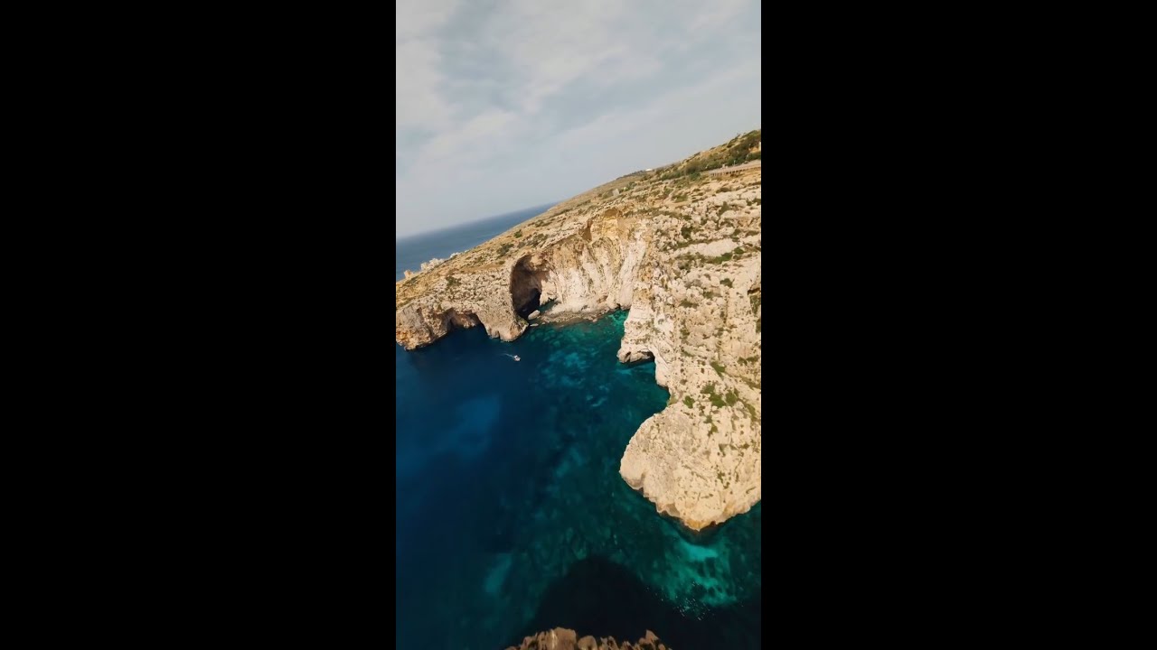 Soaring through Malta’s legendary Blue Grotto ✨