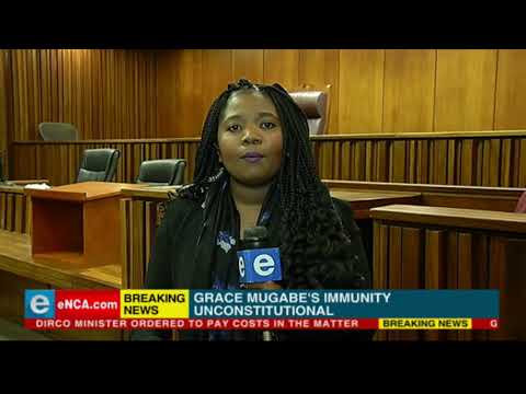 Grace Mugabe's immunity unconstitutional