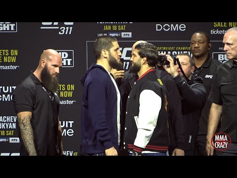 Islam Makhachev vs. Arman Tsarukyan 2 FACE OFF for UFC 311