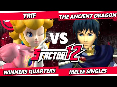 S Factor 12 - Trif (Peach) Vs. The Ancient Dragon (Marth, Sheik) Smash Melee - SSBM
