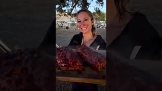 Whiskey BBQ sauce baby back ribs!! #bbqmeat #bbqlovers #grilltime #babybackribs 