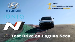 Test Drive Hyundai N & Motorsport en la pista de Laguna Seca