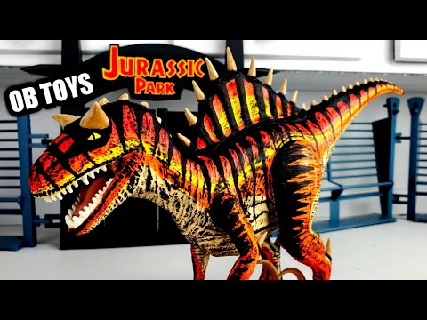 CUSTOM SPINO-CARNO-UTAHRAPTOR | GLOW IN THE DARK REPAINT | SPINOSAURUS CARNOTAURUS UTAHRAPTOR HYBRID