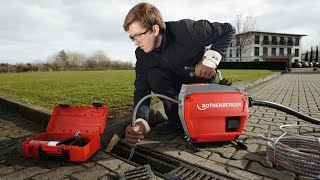 Explained: R600 VarioClean the new ROTHENBERGER cordless Drain Cleaning Machine