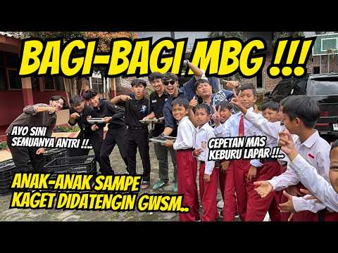 GWSM GIVES OUT MBG TO SCHOOLS!! Their expressions make us so happy