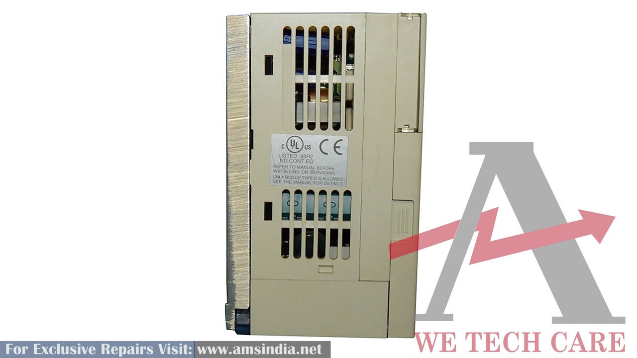 Repair of Mitsubishi FREQROL-E500 Servo Drive FR-E520-0.1K | Advanced Micro Services Pvt. Ltd.