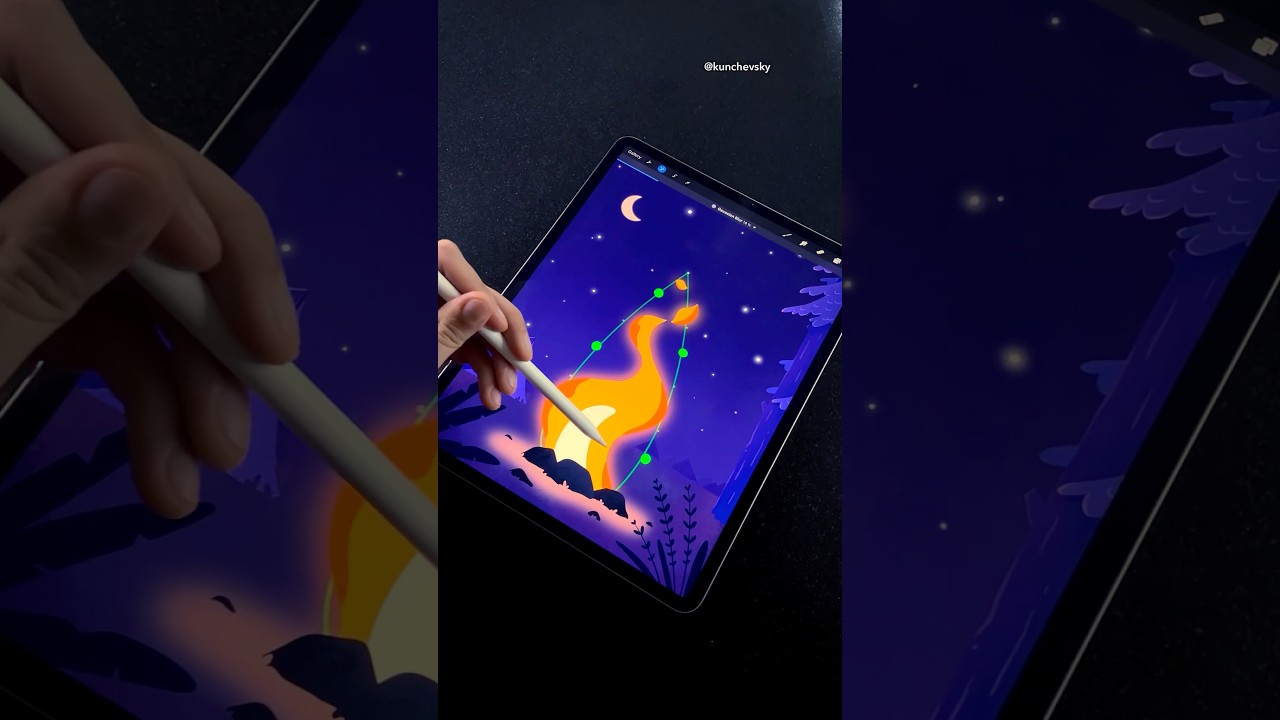Fire animating tips in Procreate 😱🔥#procreate #animation