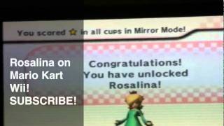 How To Unlock Rosalina Mario Kart Wii