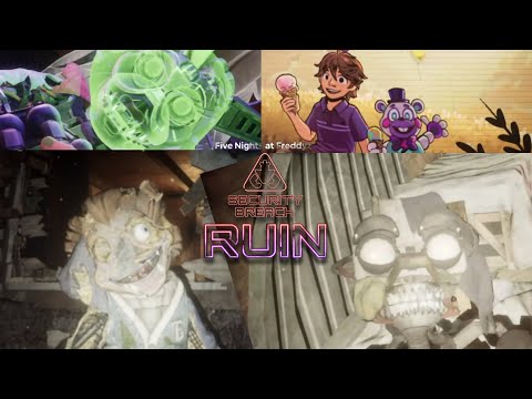 FNAF RUIN - Roxy is our friend and All 3 Endings!