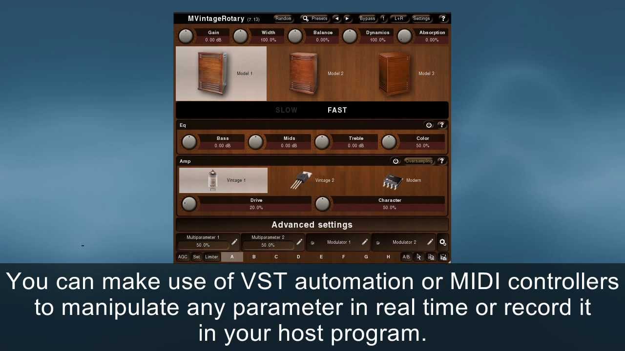 MVintageRotary rotary simulator plugin - YouTube