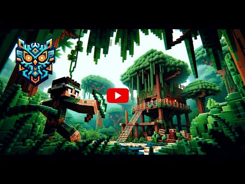 Insane Minecraft Treehouse! Surviving with Glyph Titan