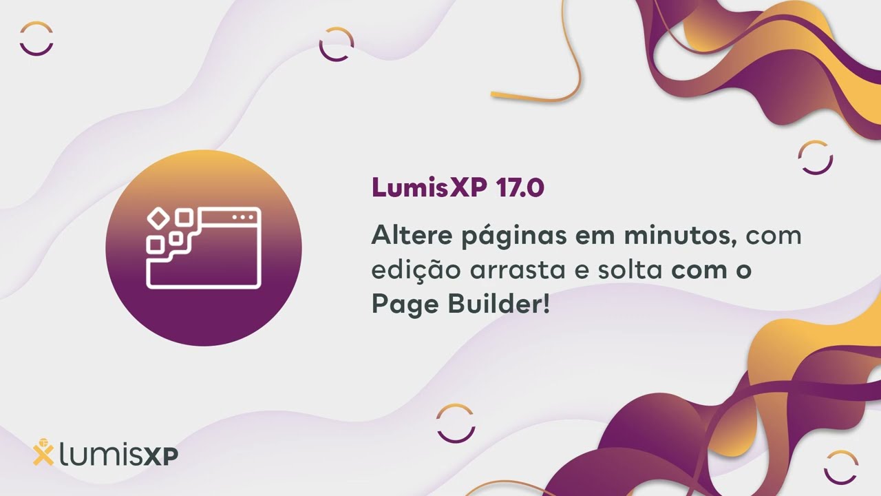 Altere páginas em minutos, com edição arrasta e solta com o Page Builder