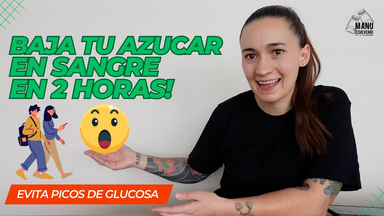 🤯BAJA TUS NIVELES DE AZÚCAR EN SANGRE EN 2 HORAS | CÓMO EVITAR PICOS DE GLUCOSA? | Manu Echeverri