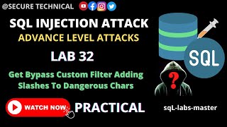 lab 32 - sql injection vulnerability | attack | 2022 | easy method #bugbounty #cybersecurity