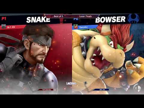 Lagspike 26 - Losers Finals - TDT | Sansko (Bowser) vs BR1 AV (Snake)