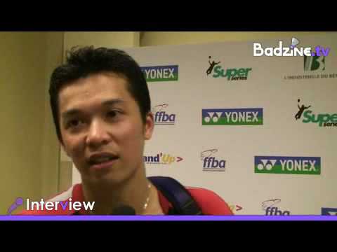 Taufik Hidayat Interview during french open
