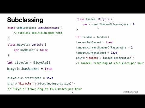 The Swift Programming Language Book: Inheritance - The Video Version