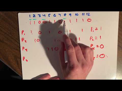 Hamming Code - How To Find Corrupted Bit - Even Parity