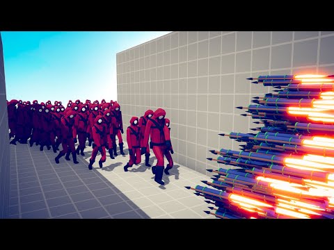 100x SQUID GAME STAFF vs EVERY GOD - TABS | Totally Accurate Battle Simulator 2023