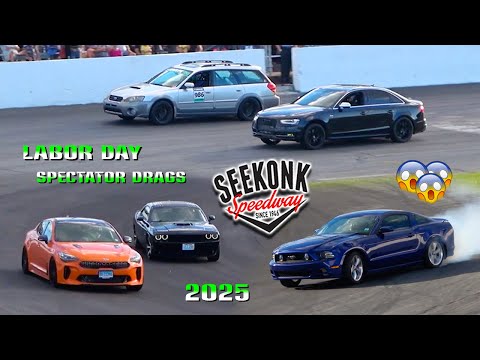 2025 LABOR DAY THRILL SHOW SPECTATOR DRAGS!!! SEEKONK SPEEDWAY