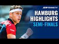 Delbonis vs Carreno Busta; Krajinovic vs Djere | Hamburg 2021 Semi-Final Highlights
