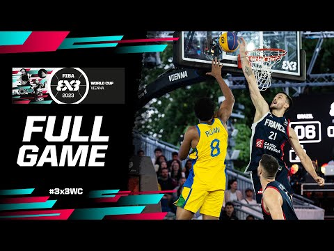 Brazil 🇧🇷 vs France 🇫🇷 | Men | Full Game | FIBA 3x3 World Cup 2023 | 3x3 Basketball