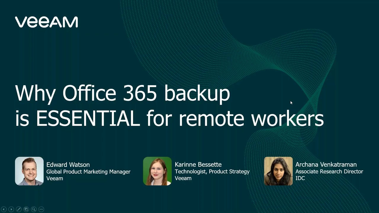 Why Office 365 Backup is ESSENTIAL for remote workers video