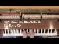 Elliott Smith - Color Bars piano tutorial