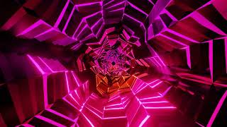 Magnificent Hypnotic VJ LOOP NEON Tunnel Abstract Background Video 4k Flow Visuals Party Lights