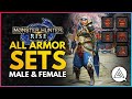 Monster Hunter Rise | All Armor Sets & Layered Armor - Male & Female
