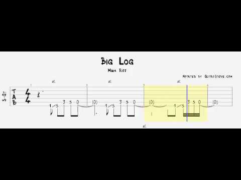 Big Log Main Riff Phrase Trainer