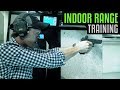 How To Train In An Indoor Range Handgun