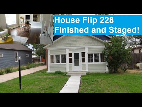 House Flip #228 Finished and Staged! How Much Will we Make?