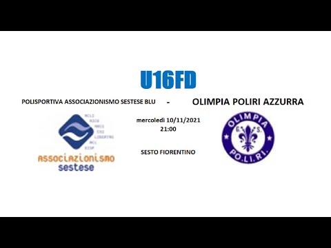 U16FD - POL.ASS. SESTESE BLU vs OLIMPIA POLIRI AZZURRA