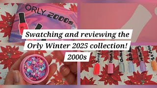 Swatching and reviewing the Orly Winter 2025 collection 2000s