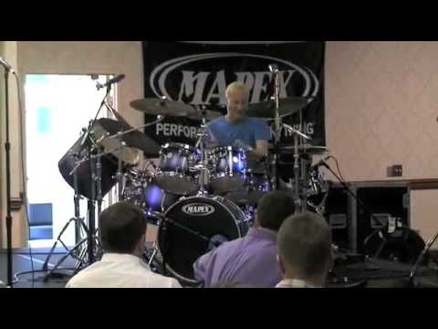 Gregg Bissonette drum solo on Meridian in troduction party