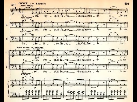 Donizetti, Lucia di Lammermoor - Stretta nel Finale II (score), best version